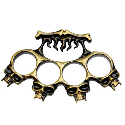 Knuckle Duster Defending Yourself Against Wolves Breaking Windows Fitness Boxing Finger Protection Combat Defense Tools