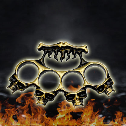 Knuckle Duster pour vous défendre contre les loups, briser les fenêtres, Fitness, boxe, Protection des doigts, outils de défense de Combat