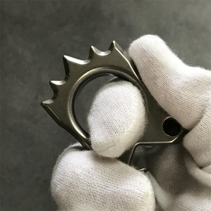 Titanium Hedgehog Open Bottle Knuckle Duster
