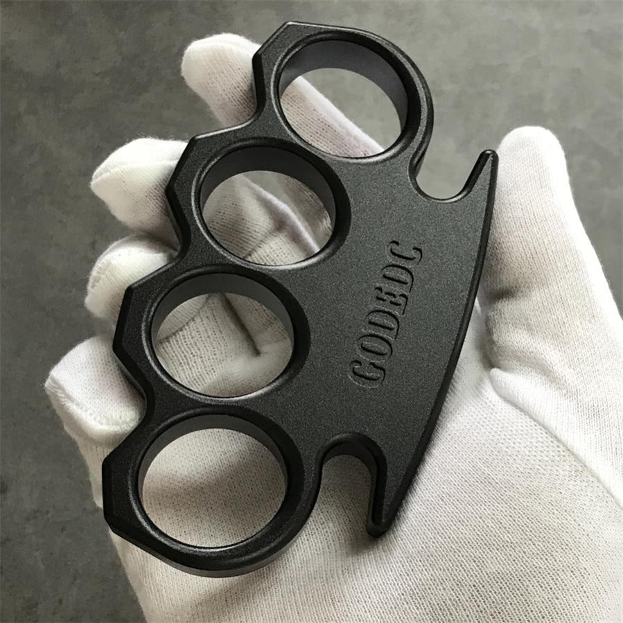 GODEDC Lightweight Aviation Aluminum Knuckle Duster Self-Defense EDC Tool
