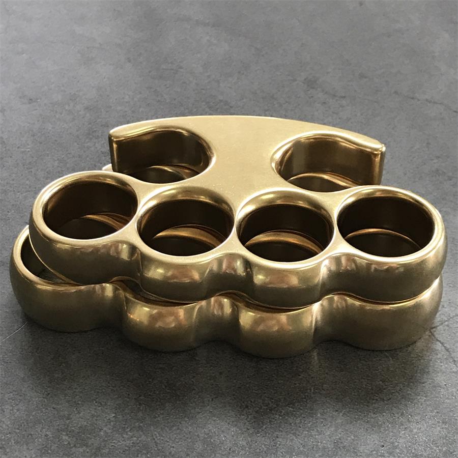 Old Style Classic Stonewashed Brass Knuckle Duster