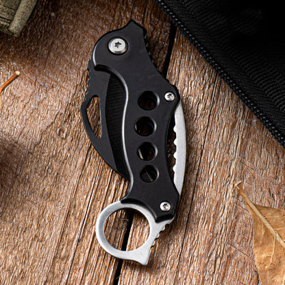 Outdoor Claw Knife Portable Survival Folding Knives Fishing Safety Defense Pocket EDC Tool