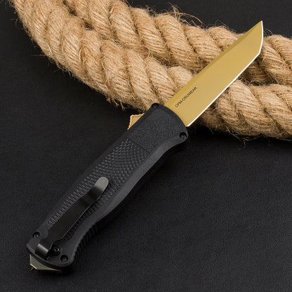 BM 5370 Tactical Knife Carbon Fiber Nylon Handle Outdoor Hunting Defense Pocket Knives