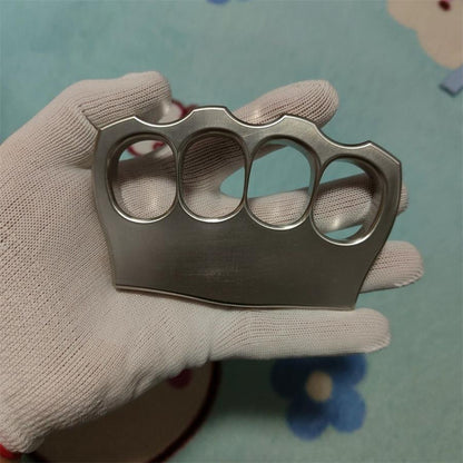 304 stainless steel knuckle duster brushed steel texture