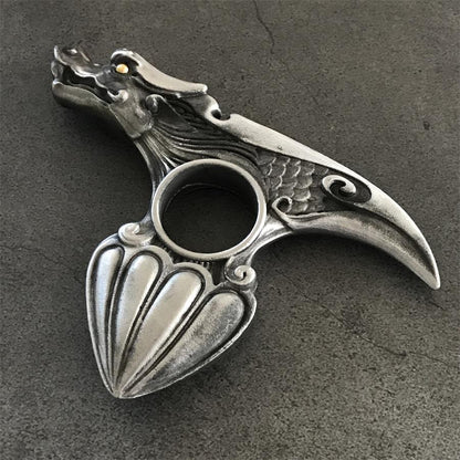 Creative Knuckle Duster Dragon Pattern EDC Tool