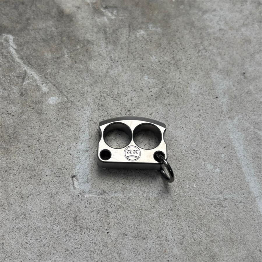 Small Size Titanium Knuckle Duster Pendant Decorations