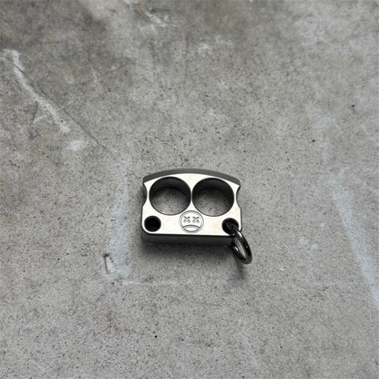Small Size Titanium Knuckle Duster Pendant Decorations