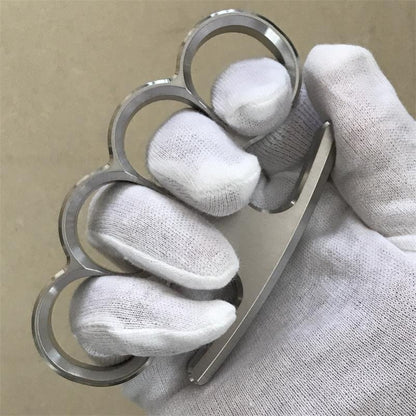 Solid Steel Knuckle Duster Broken Window Self-defense EDC Tool