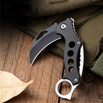 Outdoor Claw Knife Portable Survival Folding Knives Fishing Safety Defense Pocket EDC Tool