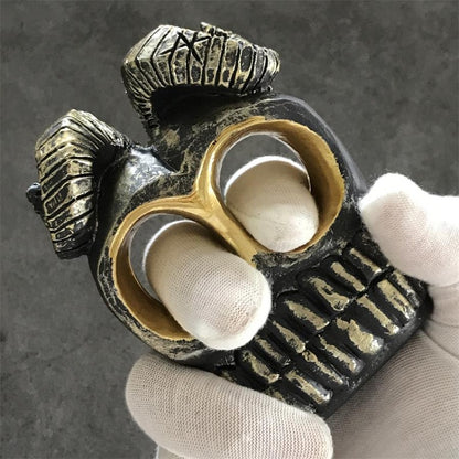 Fashion Skull Knuckle Duster Ram Horn Decorations