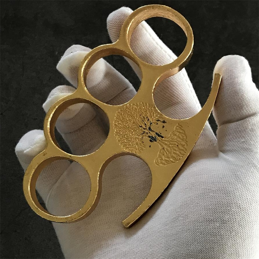 Old Style Knuckle Duster Self-Defense EDC Gear