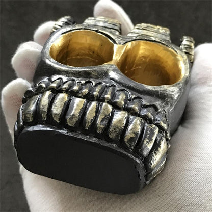 Fashion Skull Knuckle Duster Ram Horn Decorations