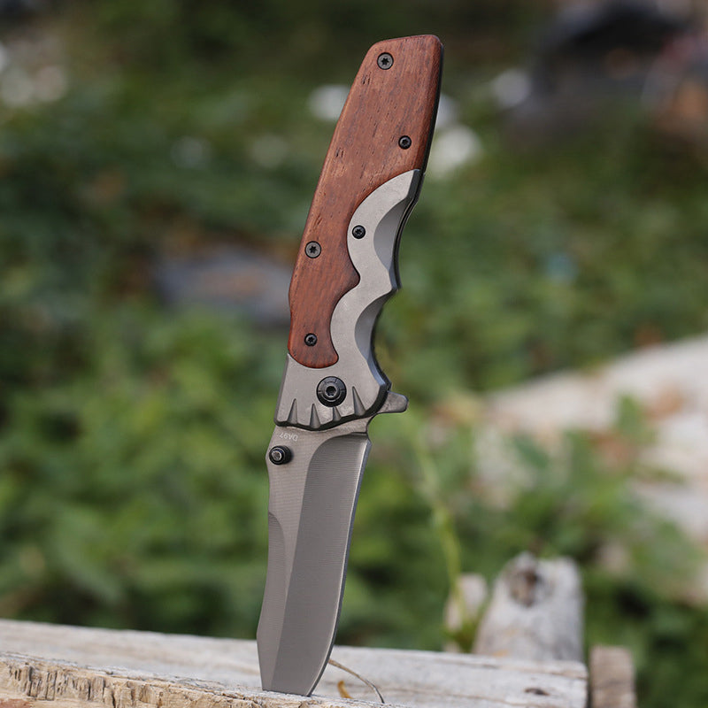 Multi-functional Outdoor Camping Folding Knife Portable Self-defense Knives