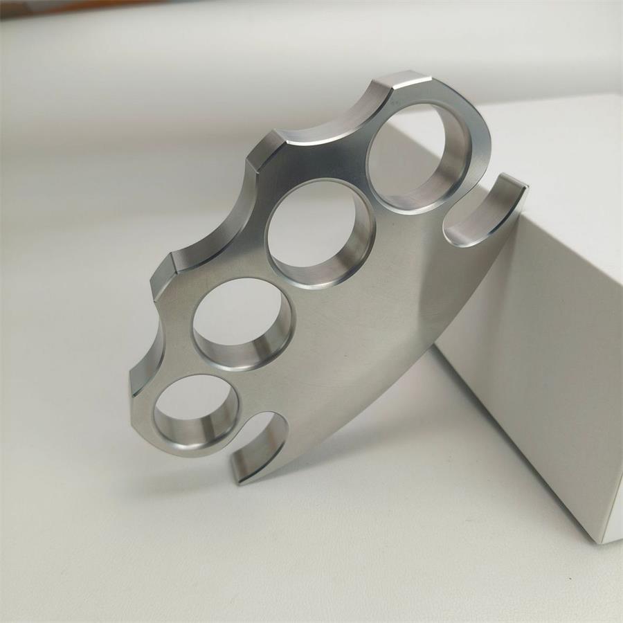 Solid Steel Knuckle Duster Outdoor Self-defense EDC Protective Gear
