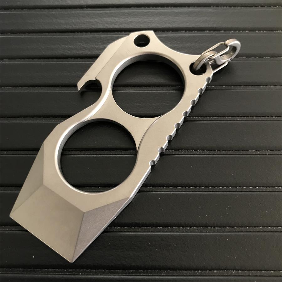 Lightweight Titanium Alloy Crowbar Bottle Opener EDC Tool