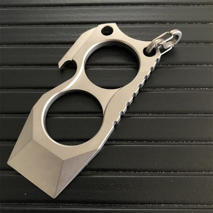 Lightweight Titanium Alloy Crowbar Bottle Opener EDC Tool