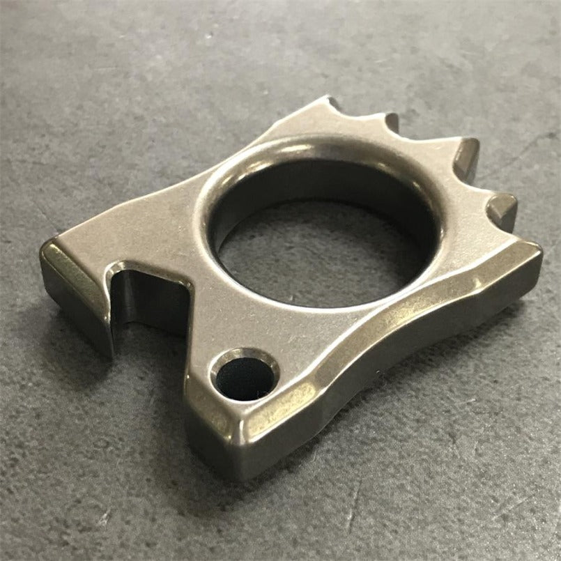 Titanium Hedgehog Open Bottle Knuckle Duster