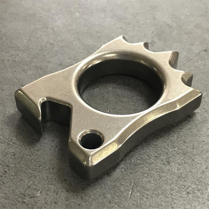 Titanium Hedgehog Open Bottle Knuckle Duster
