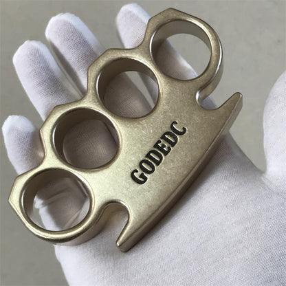 GODEDC KING OF GOD Stonewashed Classic Brass Knuckle Duster