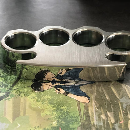 Brushed and Mirror Polished Craft Steel Knuckle Duster