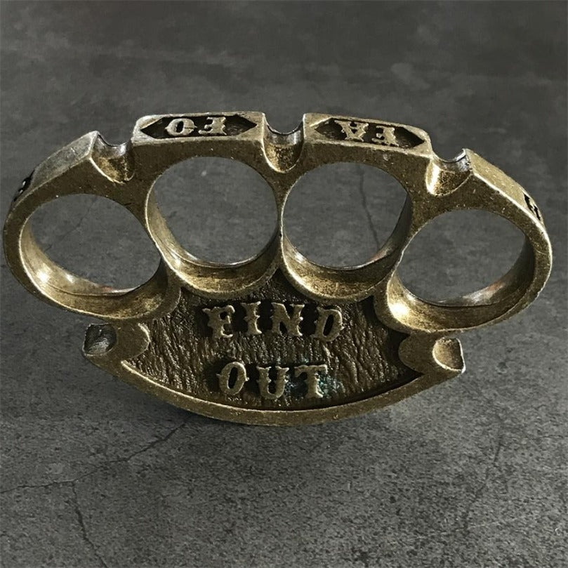 Mini Retro Knuckle Duster Portable Self-defense EDC Tool