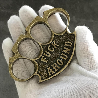 Mini Retro Knuckle Duster Portable Self-defense EDC Tool