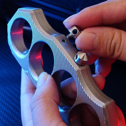Detachable Window Breaker Self Defense Knuckle Duster