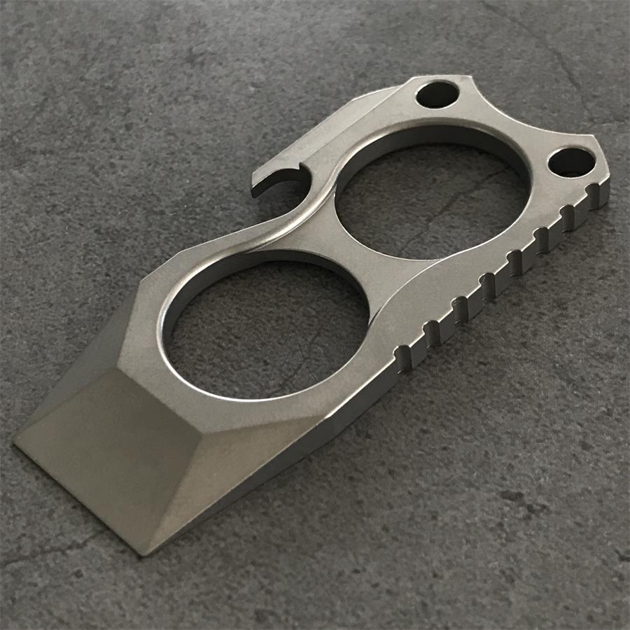 Lightweight Titanium Alloy Crowbar Bottle Opener EDC Tool