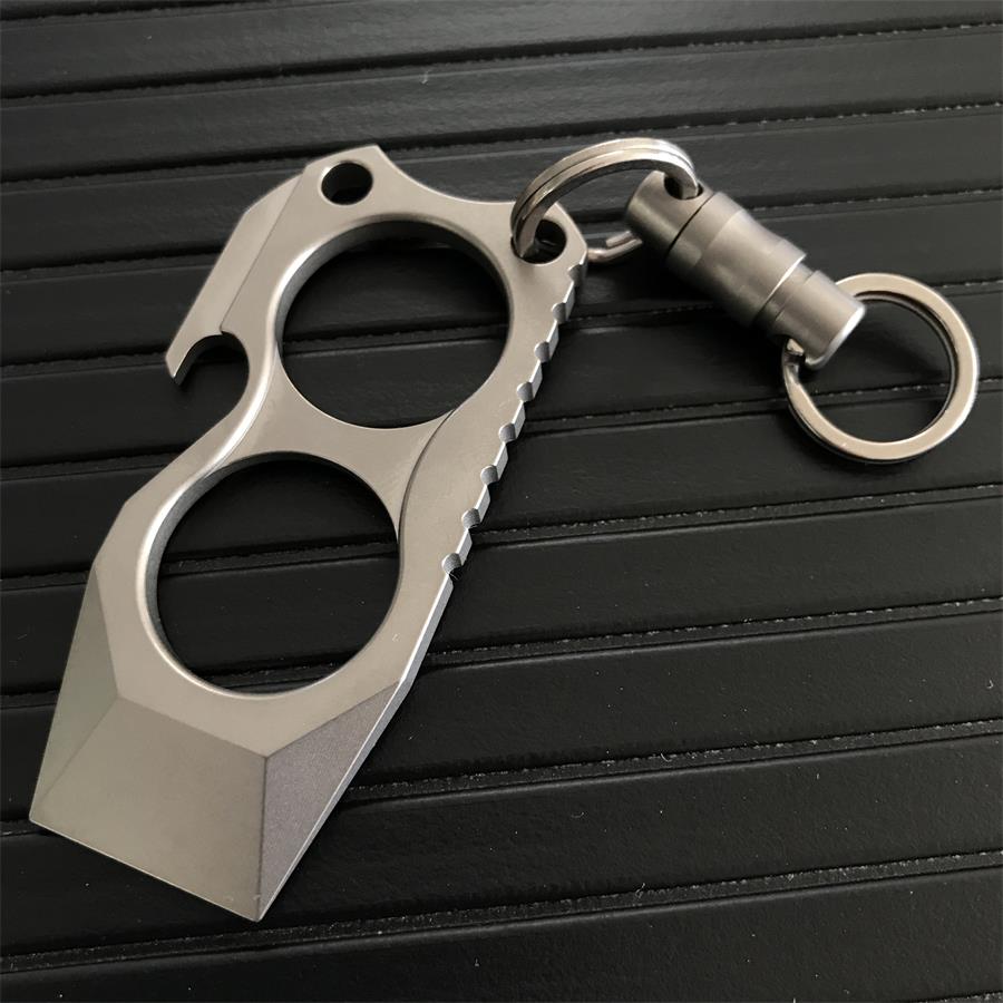 Lightweight Titanium Alloy Crowbar Bottle Opener EDC Tool