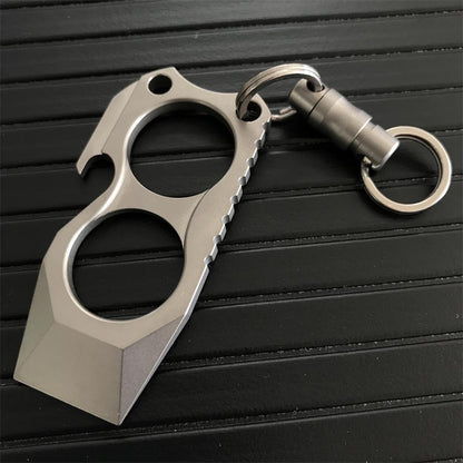 Lightweight Titanium Alloy Crowbar Bottle Opener EDC Tool