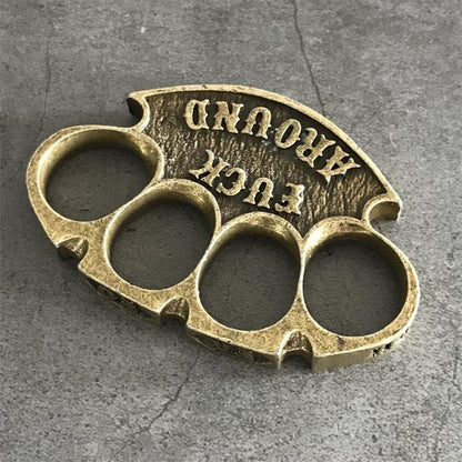 Mini Retro Knuckle Duster Portable Self-defense EDC Tool