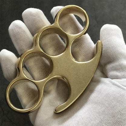 Old Style Classic Stonewashed Brass Knuckle Duster