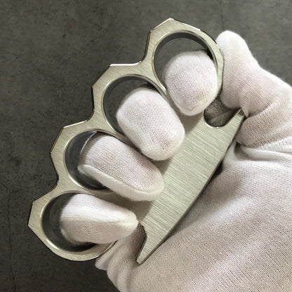 Brushed and Mirror Polished Craft Steel Knuckle Duster