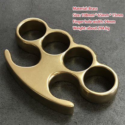 Old Style Classic Stonewashed Brass Knuckle Duster