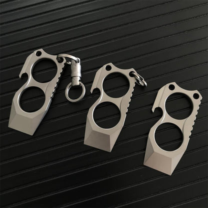 Lightweight Titanium Alloy Crowbar Bottle Opener EDC Tool