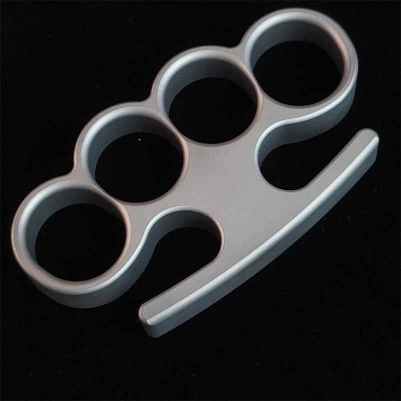 Solid TC21 Titanium Knuckle Duster Broken Window Self-defence EDC Tool
