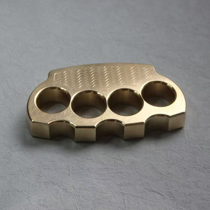 Wave Brass Knuckle Duster Self-Defense EDC Tool