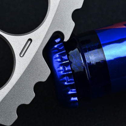 Multifunctional Titanium Knuckle Duster Smiley Face Bottle Opener