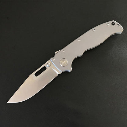 Outdoor Titanium Alloy Folding Knife Camping Hunting Pocket Knives