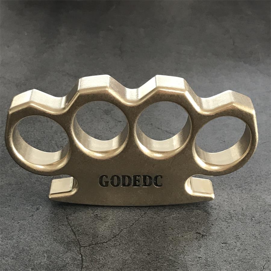 GODEDC KING OF GOD Stonewashed Classic Brass Knuckle Duster