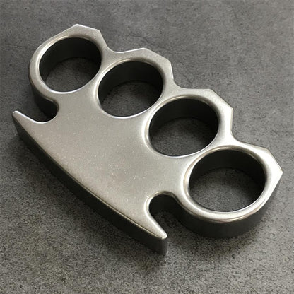 The KING Stonewashed Steel Knuckle Dusters