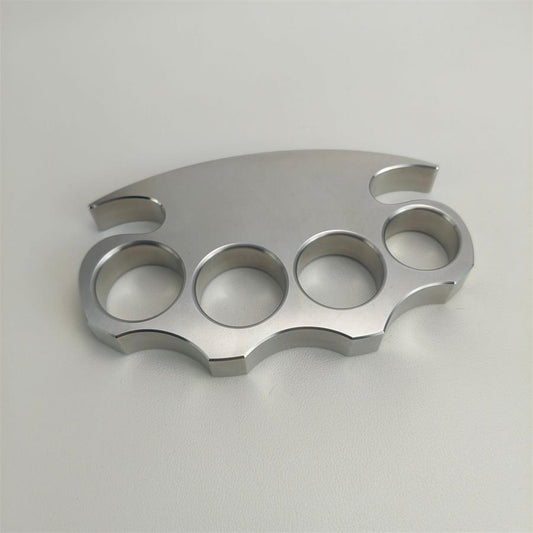 Solid Steel Knuckle Duster Outdoor Self-defense EDC Protective Gear