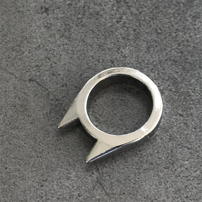 Mini Ring Knuckle Defense Decoration Gadgets