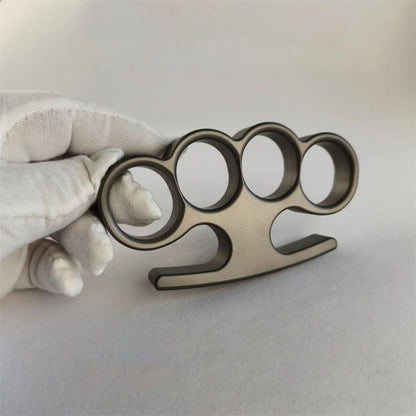 Solid TC21 Titanium Knuckle Duster Broken Window Self-defence EDC Tool