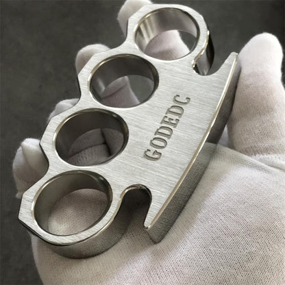 GODEDC Brushed and Mirror Polished Craft Steel Knuckle Duster