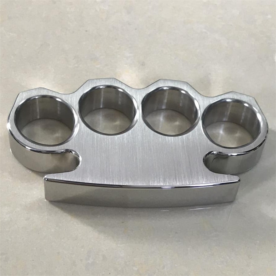 Brushed and Mirror Polished Craft Steel Knuckle Duster