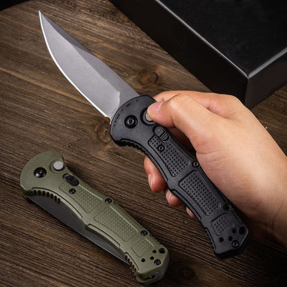 Outdoor  9070 9071 Folding Knife D2 Blade Nylon Fiber Handle Camping Hunting Tactical Defense Pocket Knives