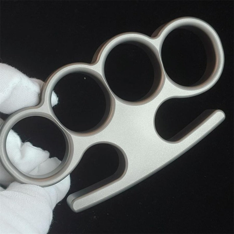Solid TC21 Titanium Knuckle Duster Broken Window Self-defence EDC Tool