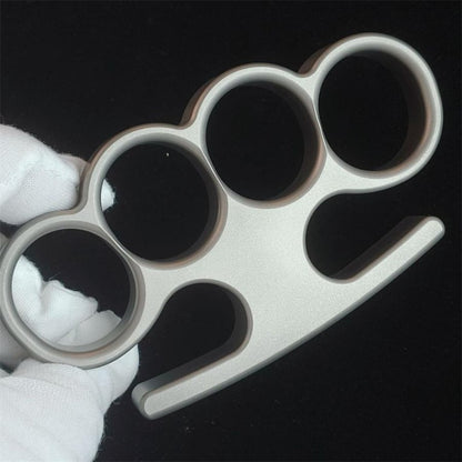 Solid TC21 Titanium Knuckle Duster Broken Window Self-defence EDC Tool