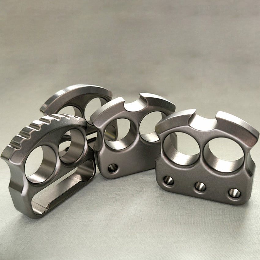 Multifunctional Titanium Alloy Bottle Opener Knuckle Duster